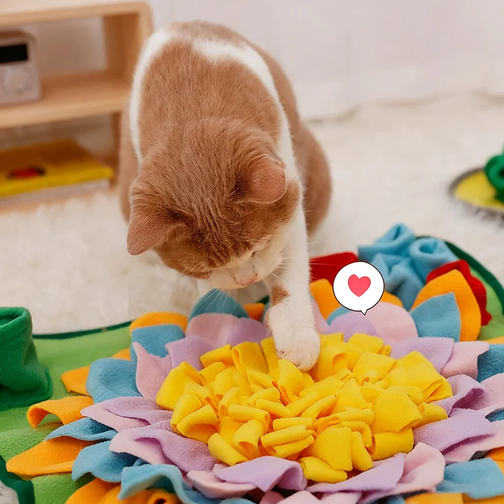 Snuffle Mat for Dogs -Interactive Dog Toys to Keep Them Busy Puppy Puzzle Slow Feeder Treat Dog Lick Mat Enhancement