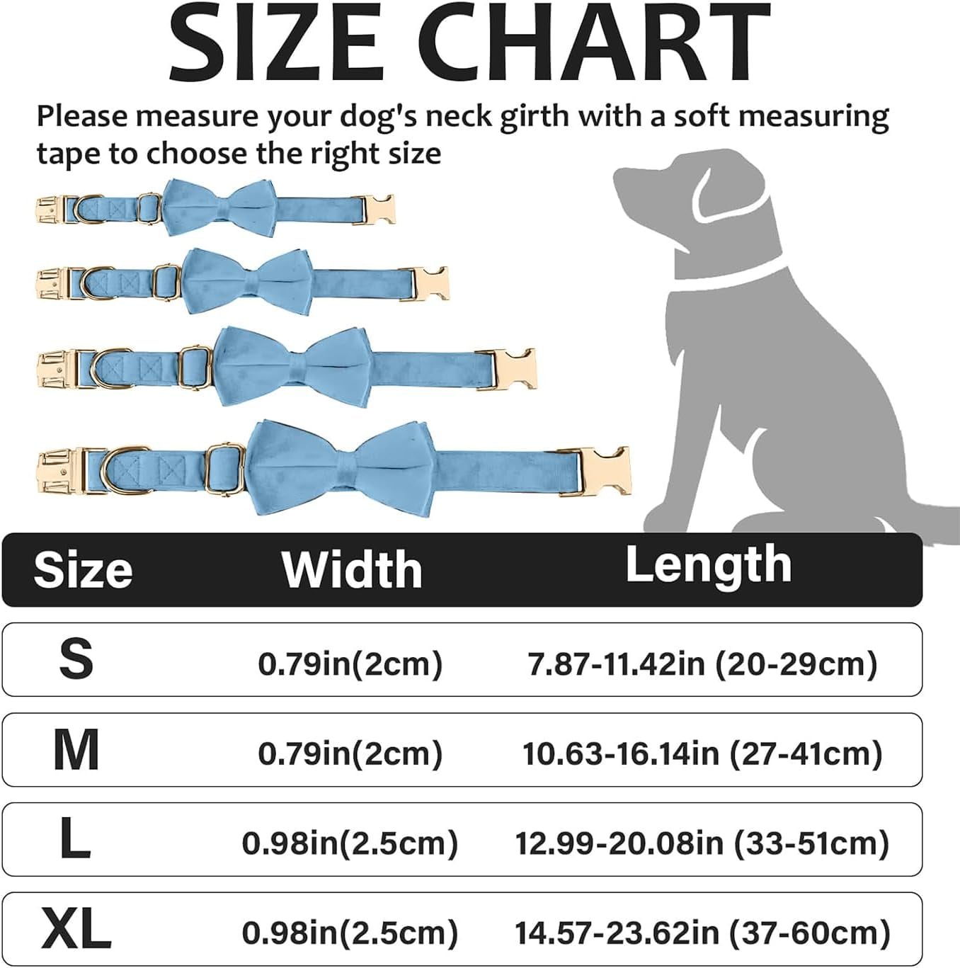 Dog Collars with Bow,Velvet Puppy Collar with Zinc Alloy Safety Buckle, Adjustable Soft Dog Bow Tie Collar, Detachable Breakaway Dog Collar with Metal D-Ring for Small Medium Large Dogs
