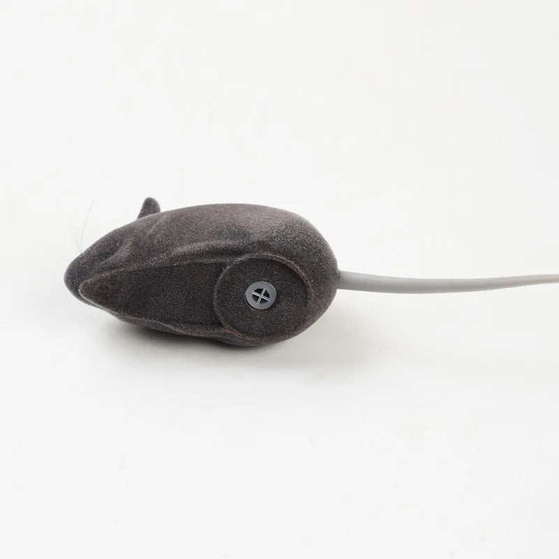 Sound Rubber Simulation Mouse for Kitten Accessories Gifts Enamel Mouse Bite Pet Cat Toys Interactive Resistance Pet Toys