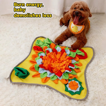 Snuffle Mat for Dogs -Interactive Dog Toys to Keep Them Busy Puppy Puzzle Slow Feeder Treat Dog Lick Mat Enhancement