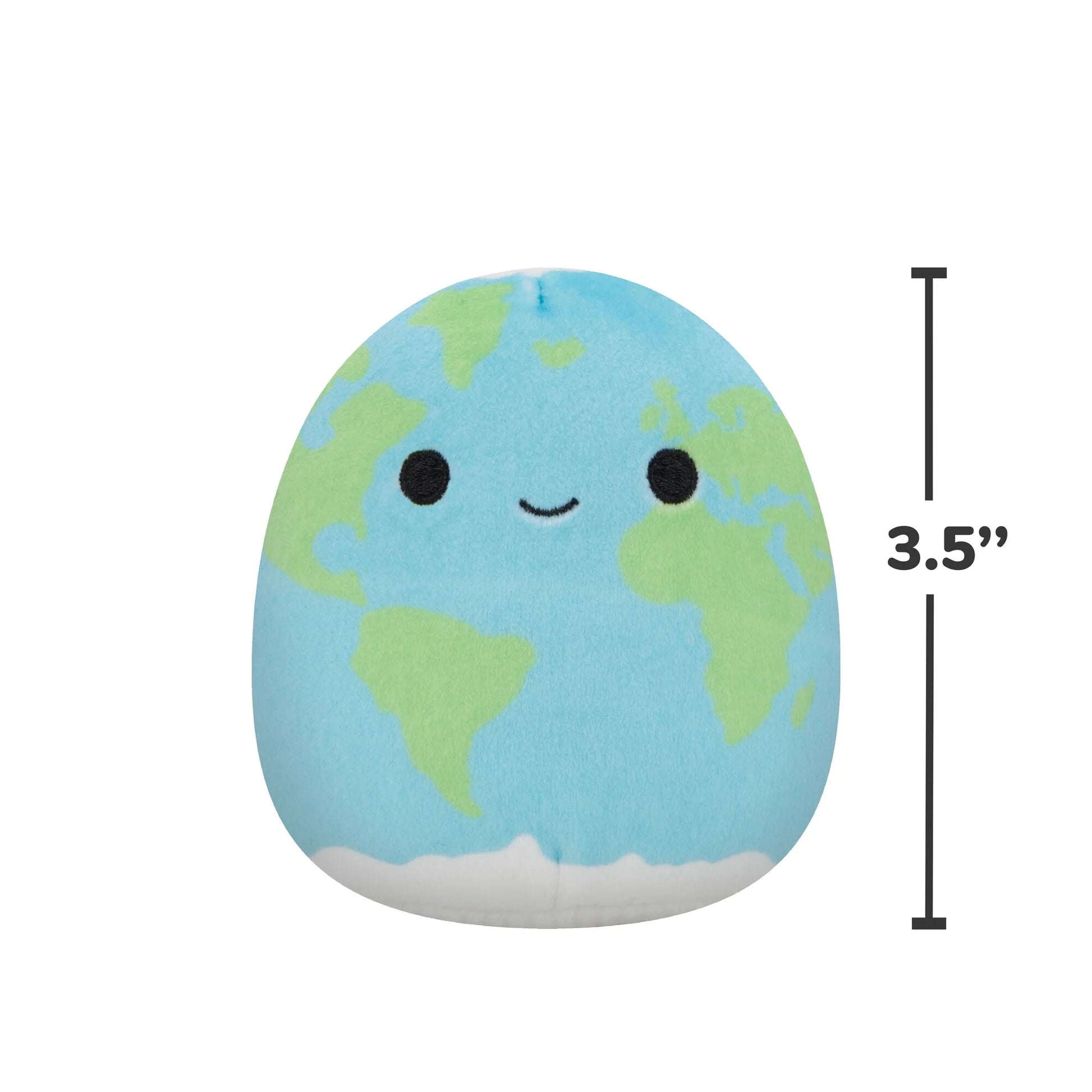 Original 3.5 Inch 2-Pack Blue and Green Planet and Yellow Sun Plush Dog Toys